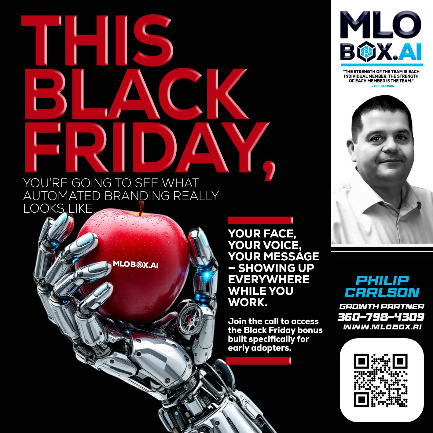 THIS BLACK FRIDAY - Philip Carlson -Branch Manager