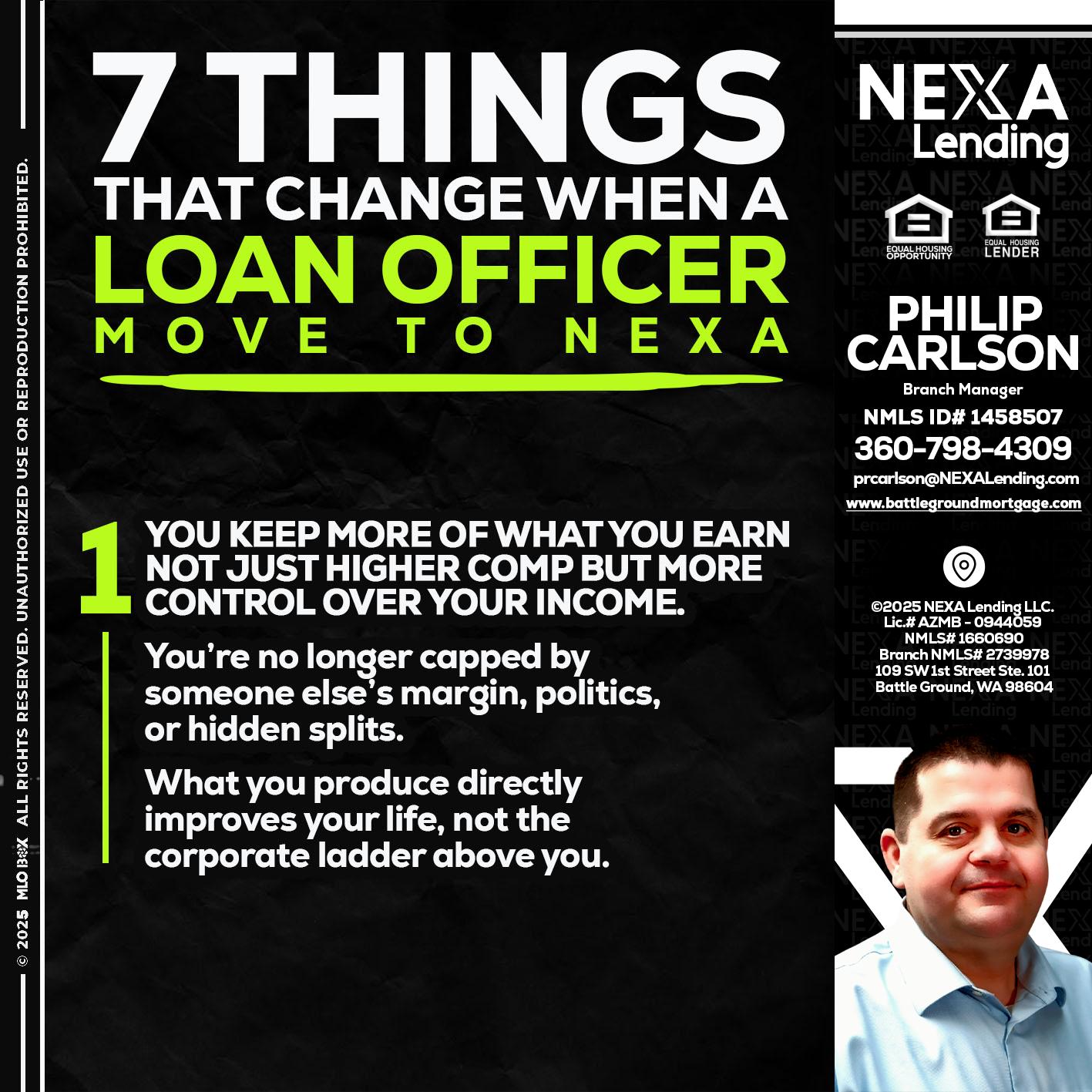 7 THINGS (1) - Philip Carlson -Branch Manager