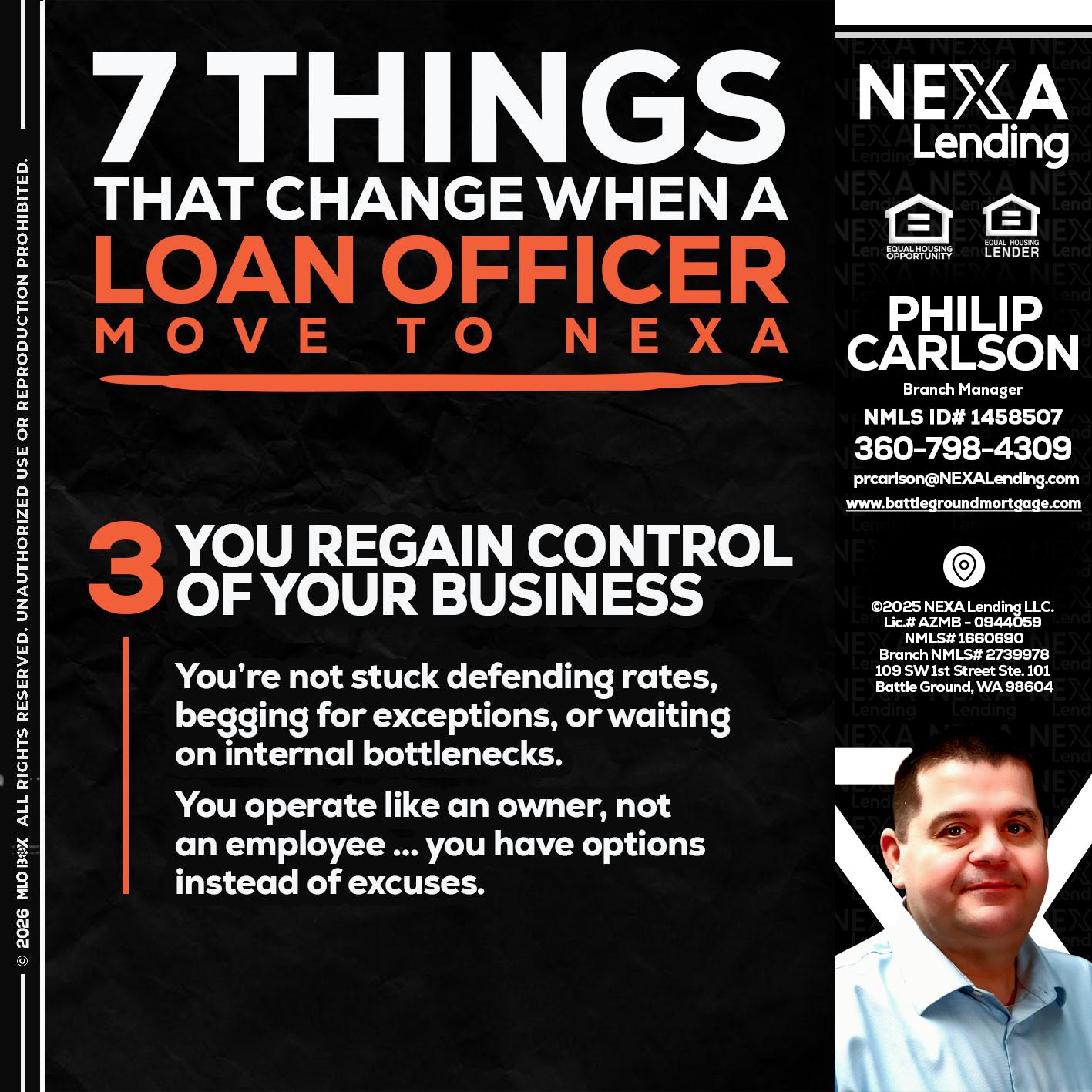 7 things (3) - Philip Carlson -Branch Manager
