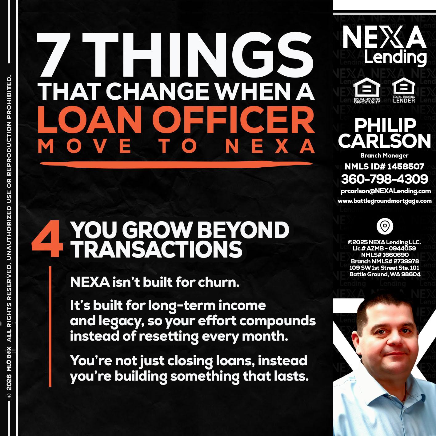 7 THINGS (4) - Philip Carlson -Branch Manager