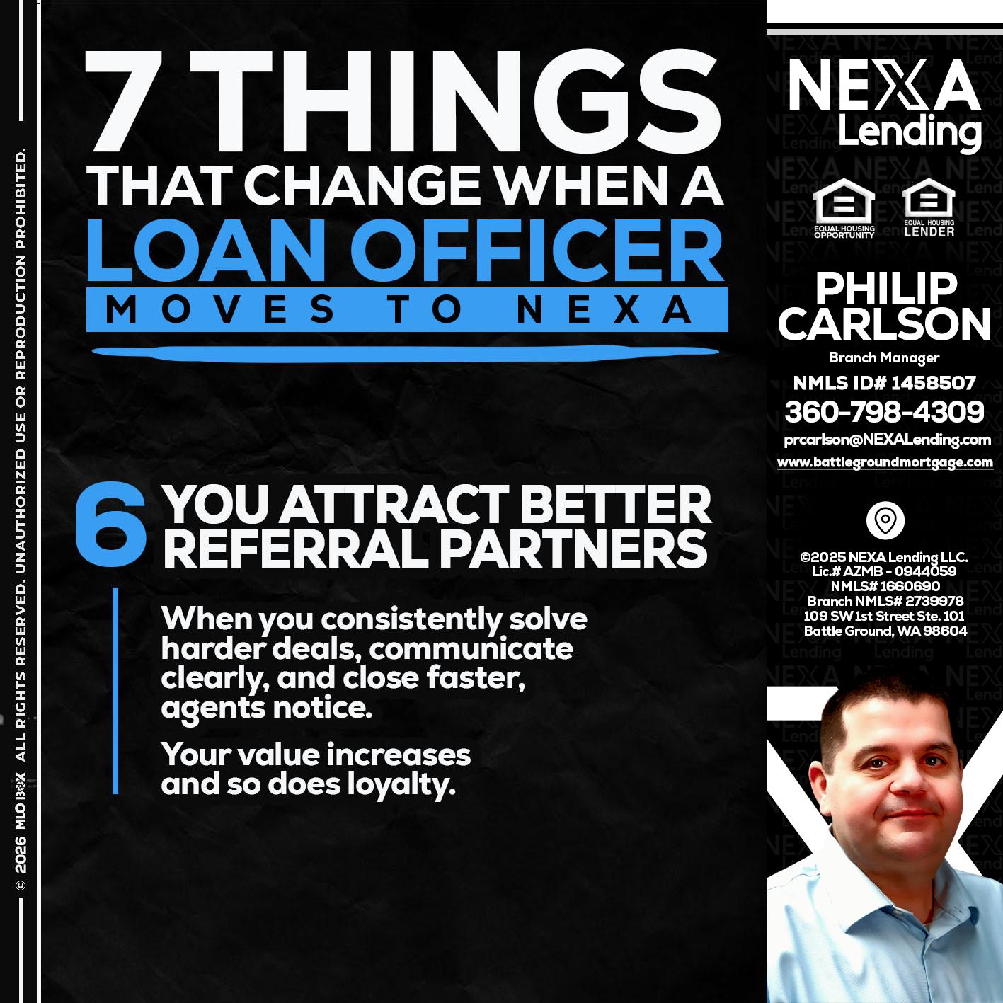 7 THINGS (6) - Philip Carlson -Branch Manager