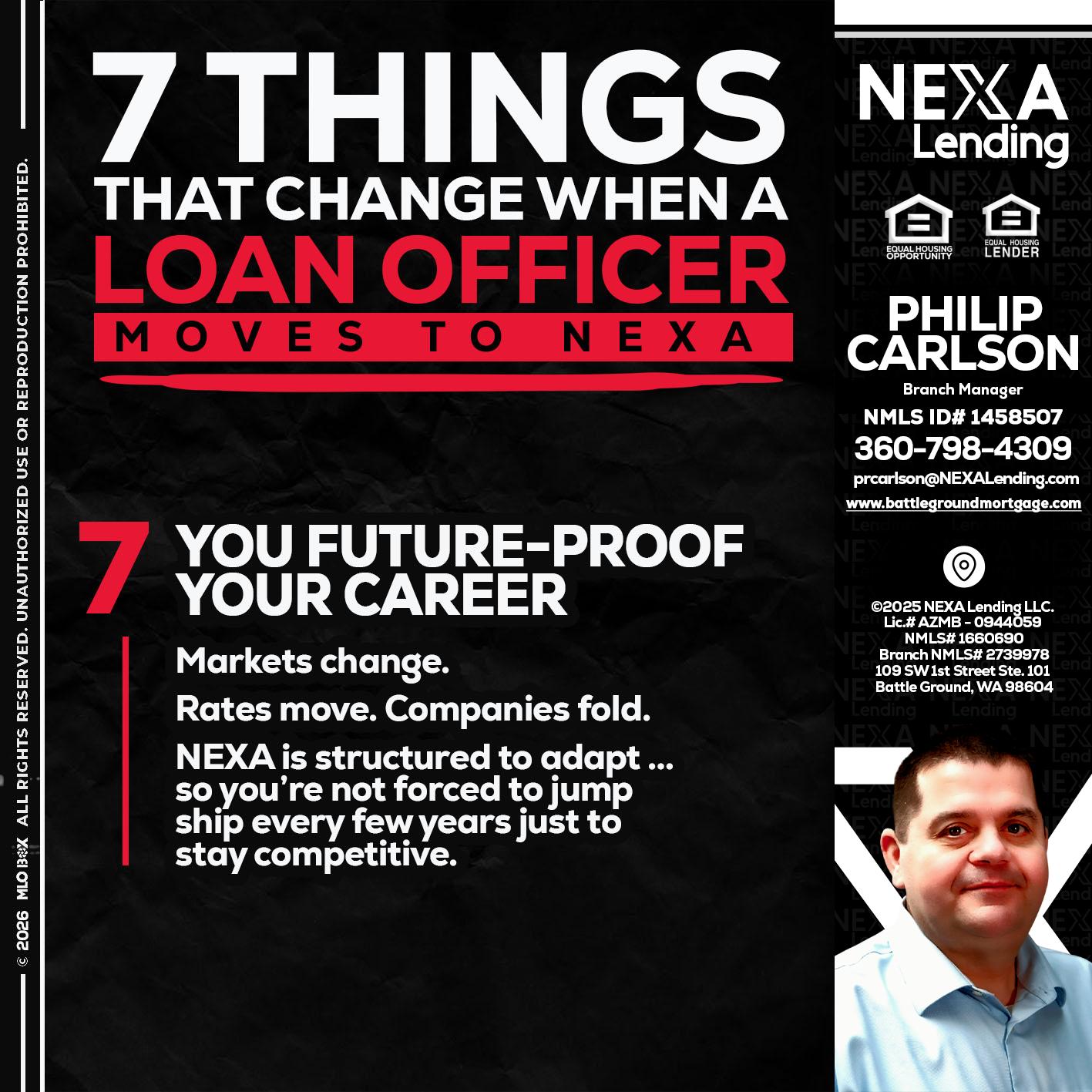 7 THINGS (7) - Philip Carlson -Branch Manager