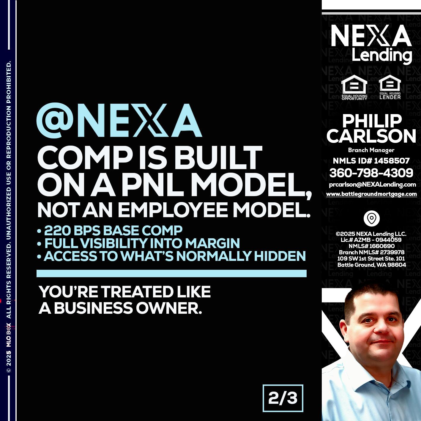 2 OF 3 - Philip Carlson -Branch Manager