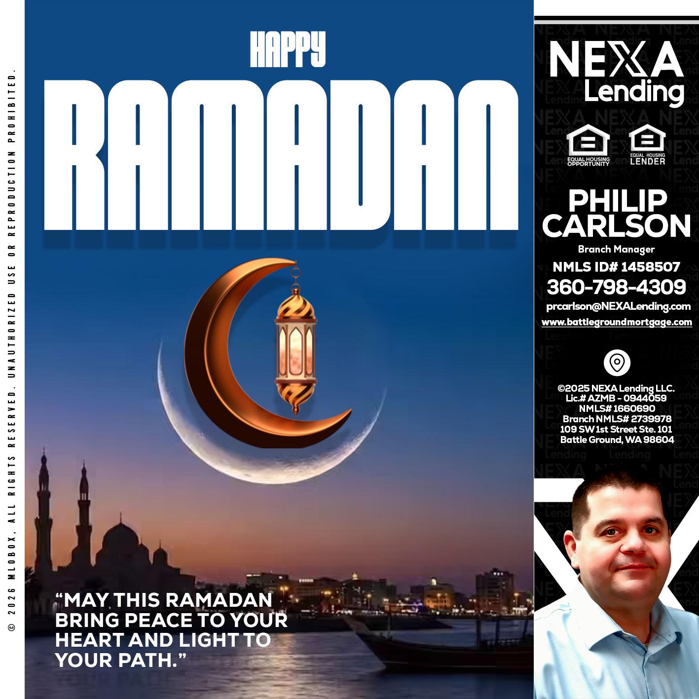 RAMADAN - Philip Carlson -Branch Manager