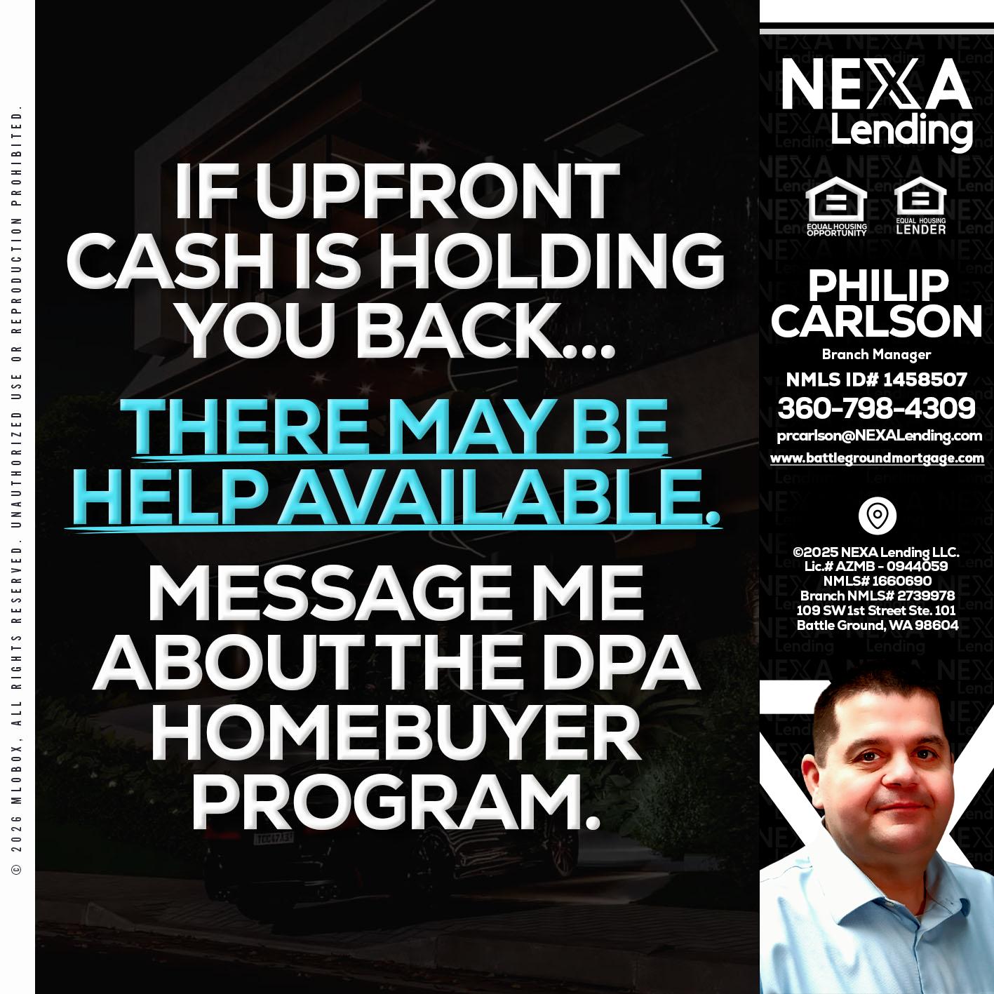 IF UPFRONT - Philip Carlson -Branch Manager