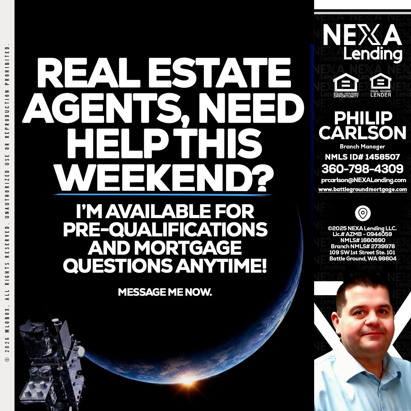 REAL ESTATE AGENTS - Philip Carlson -Branch Manager