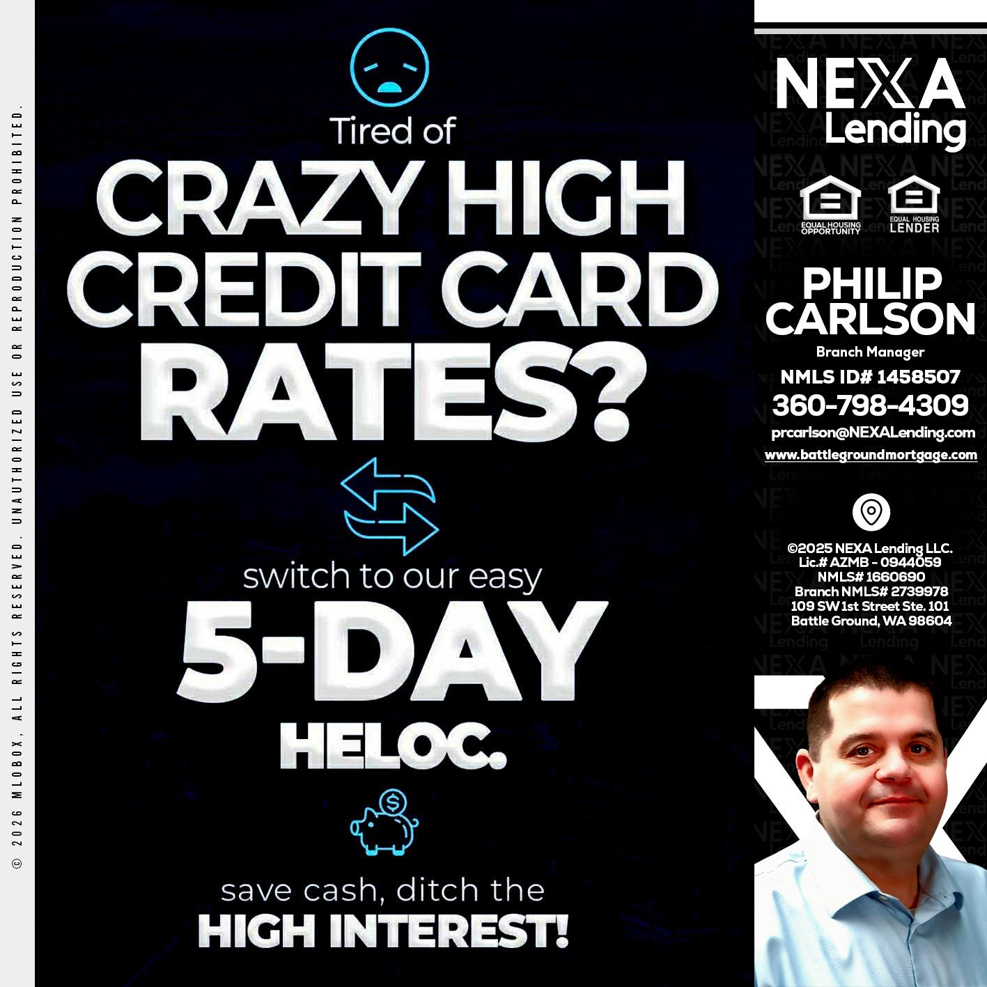 CRAZY HIGH - Philip Carlson -Branch Manager