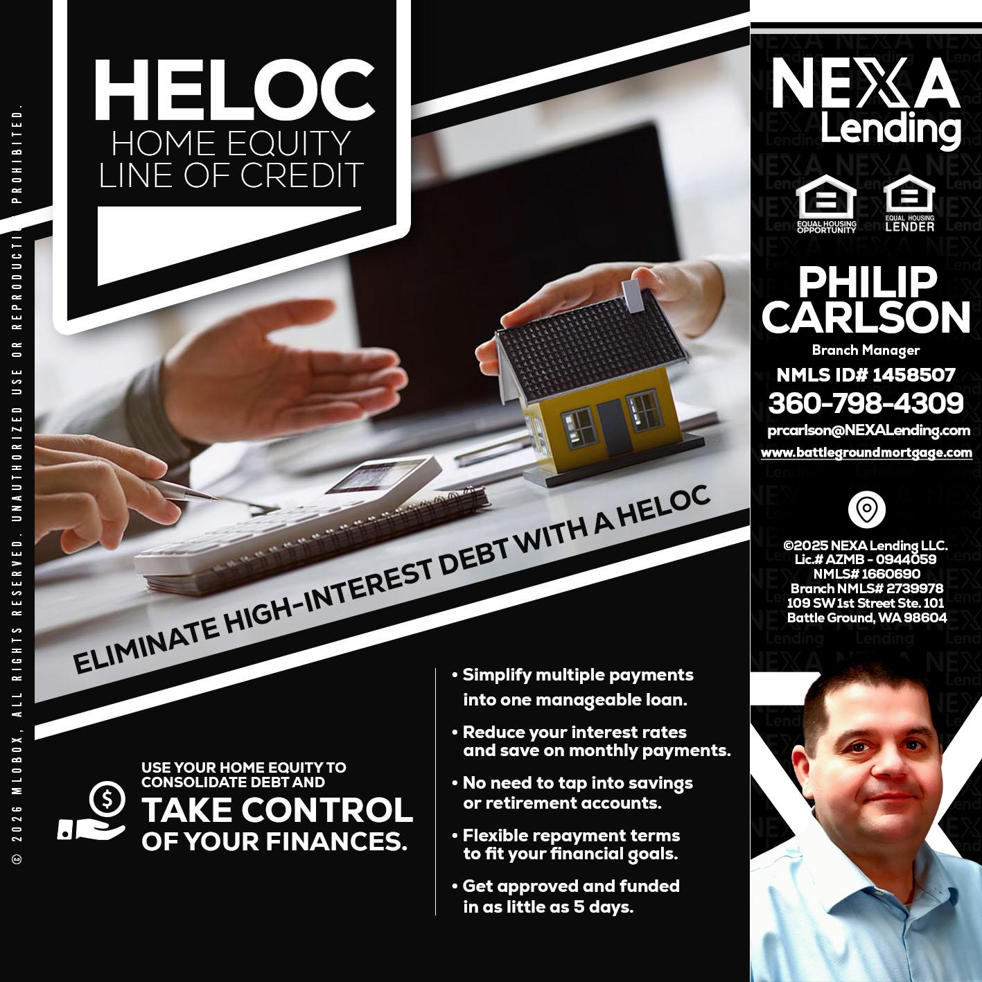 HELOC - Philip Carlson -Branch Manager
