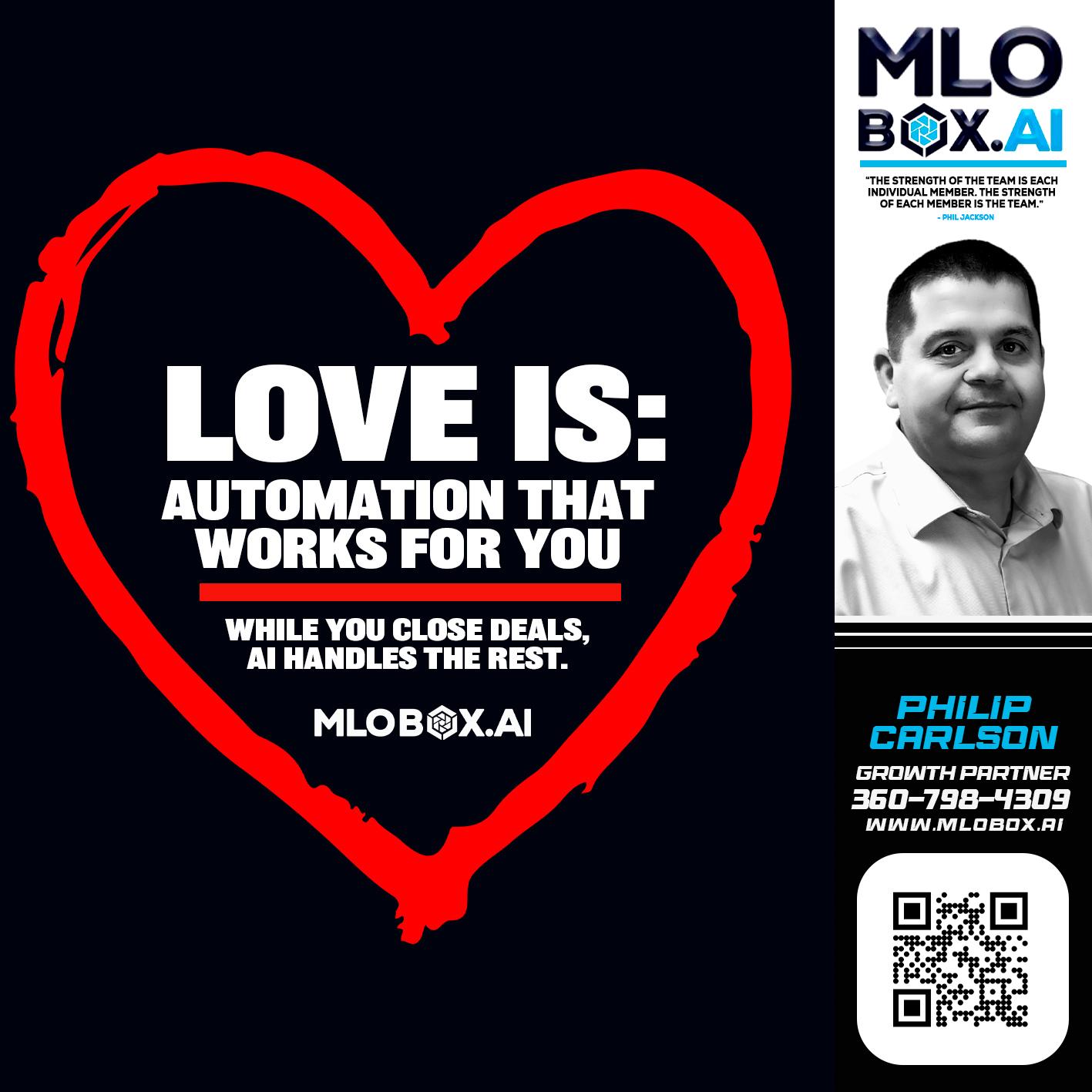 love is - Philip Carlson -Branch Manager