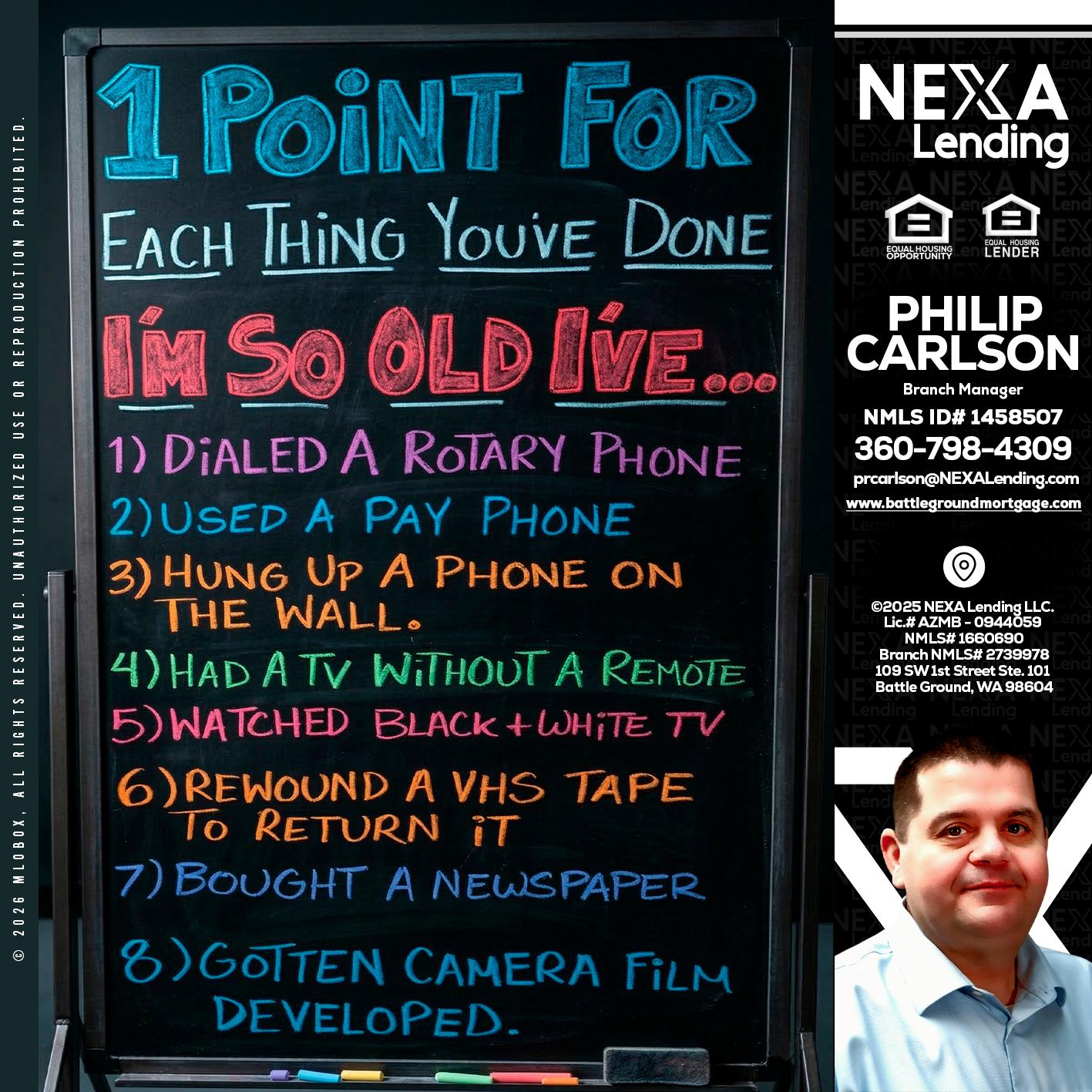 1 point for - Philip Carlson -Branch Manager