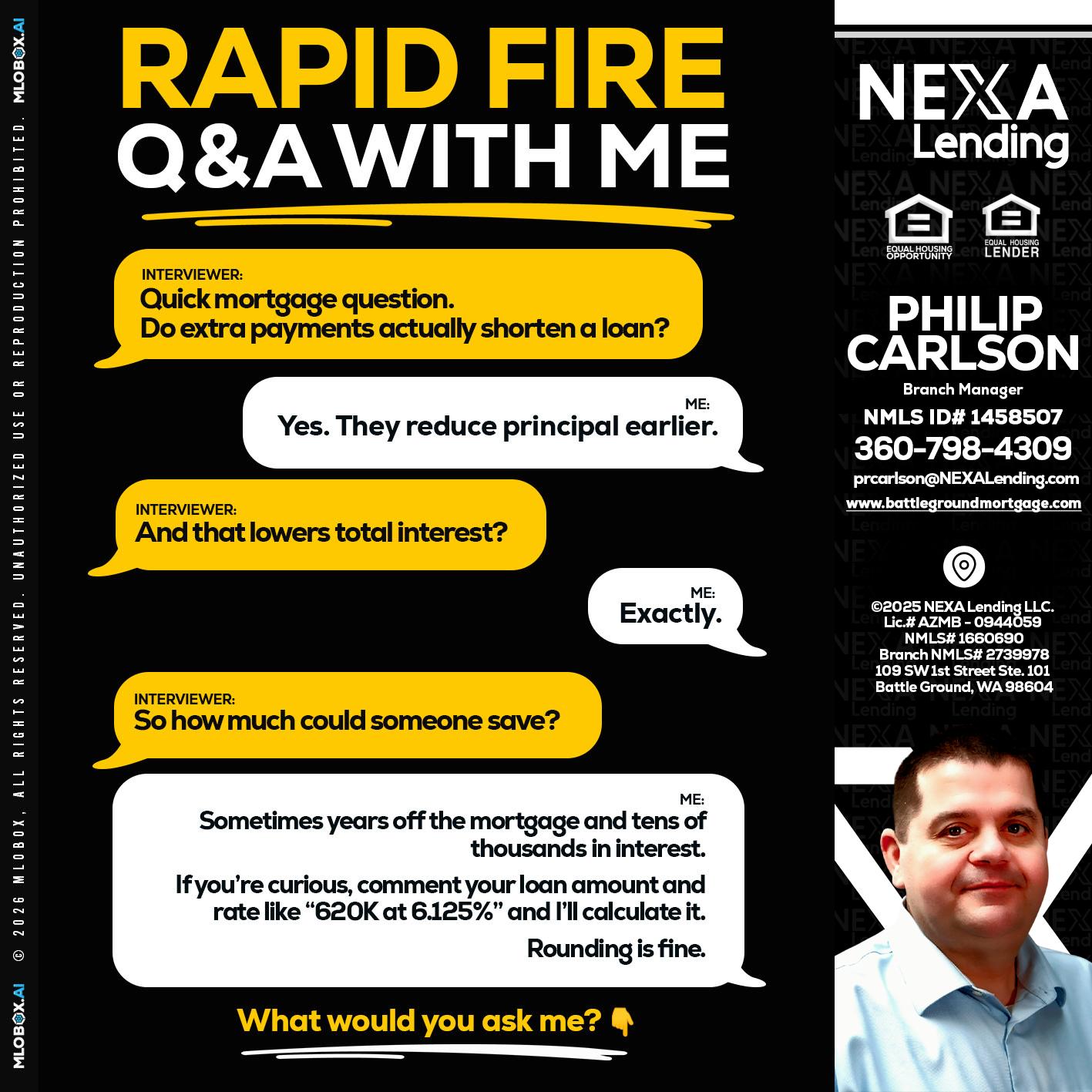 RAPID FIRE QA - Philip Carlson -Branch Manager