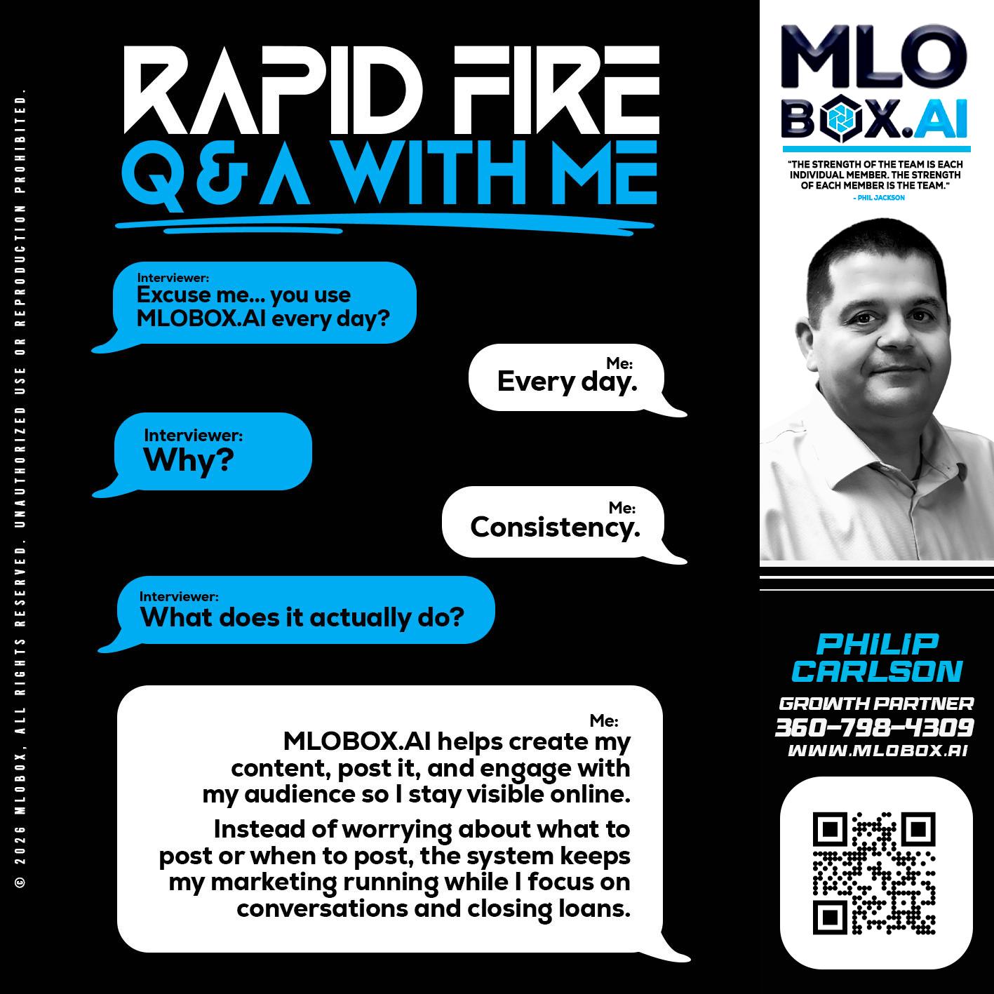 RAPID Q&A - Philip Carlson -Branch Manager