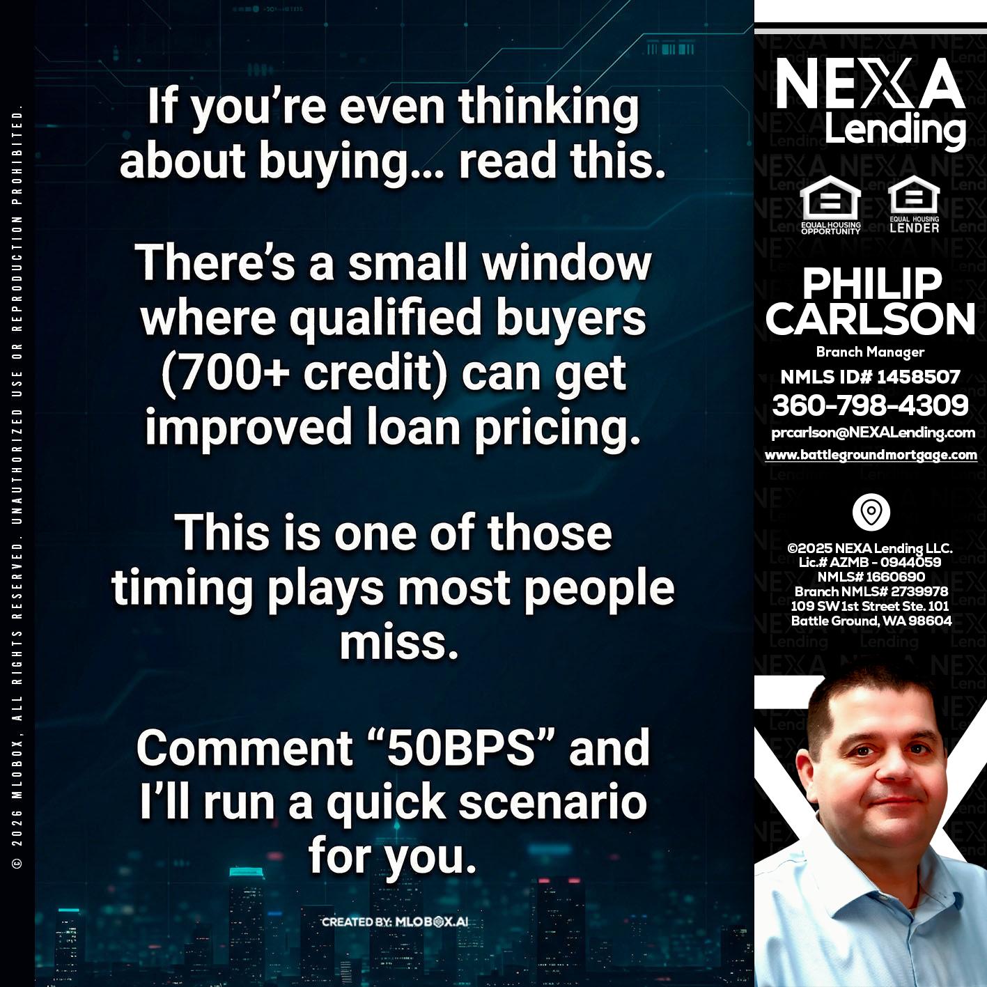 IF YOU EVER - Philip Carlson -Branch Manager