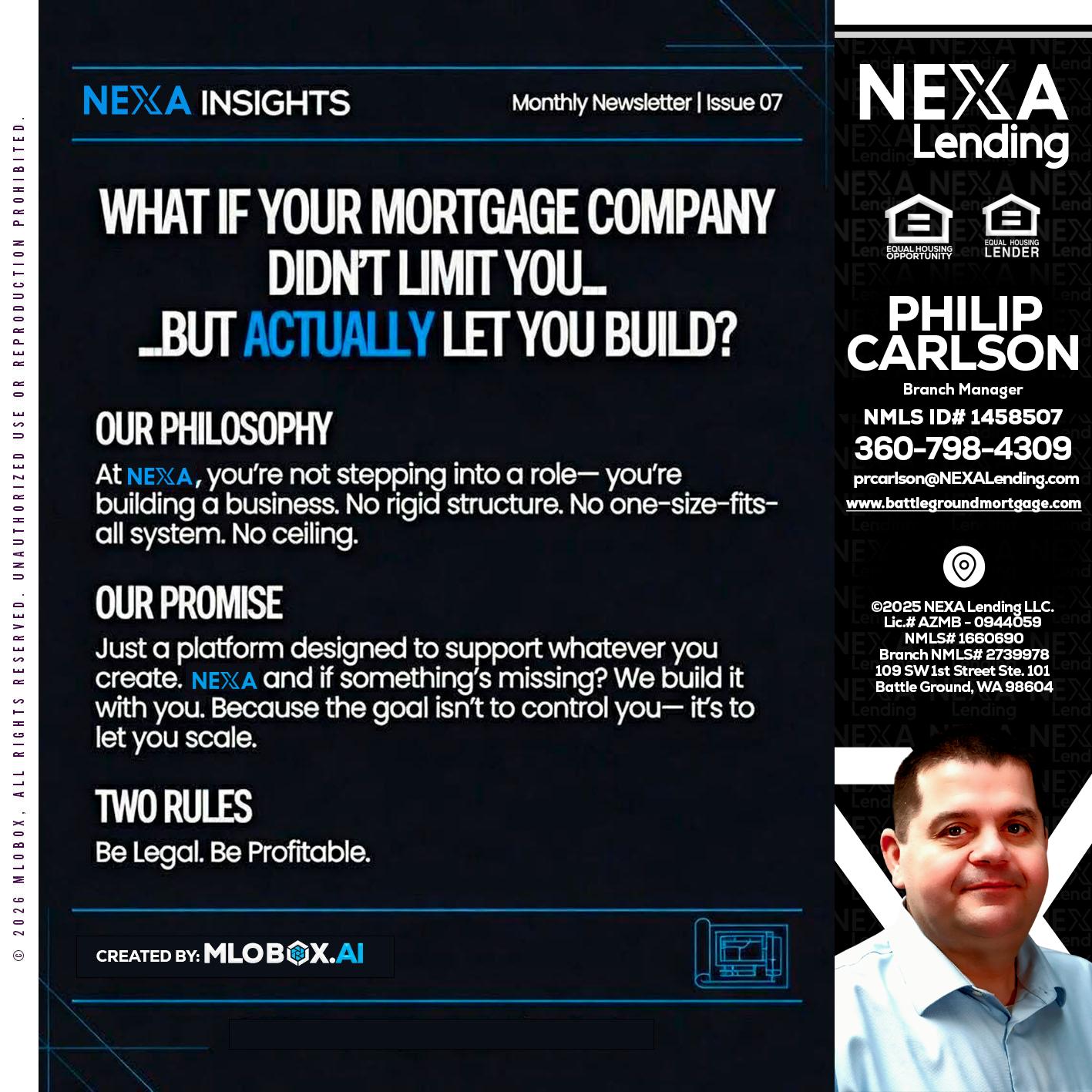 NEXA INSIGHTS - Philip Carlson -Branch Manager