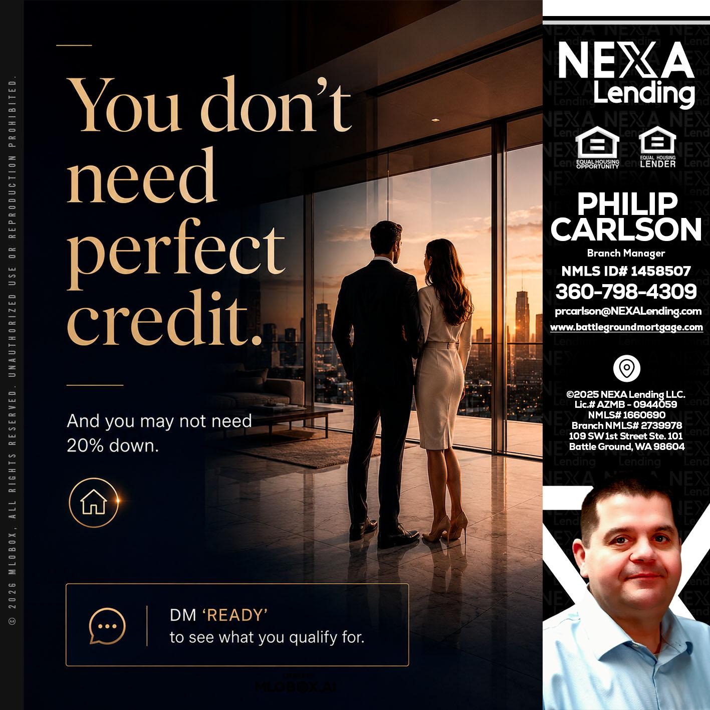 you don't need - Philip Carlson -Branch Manager