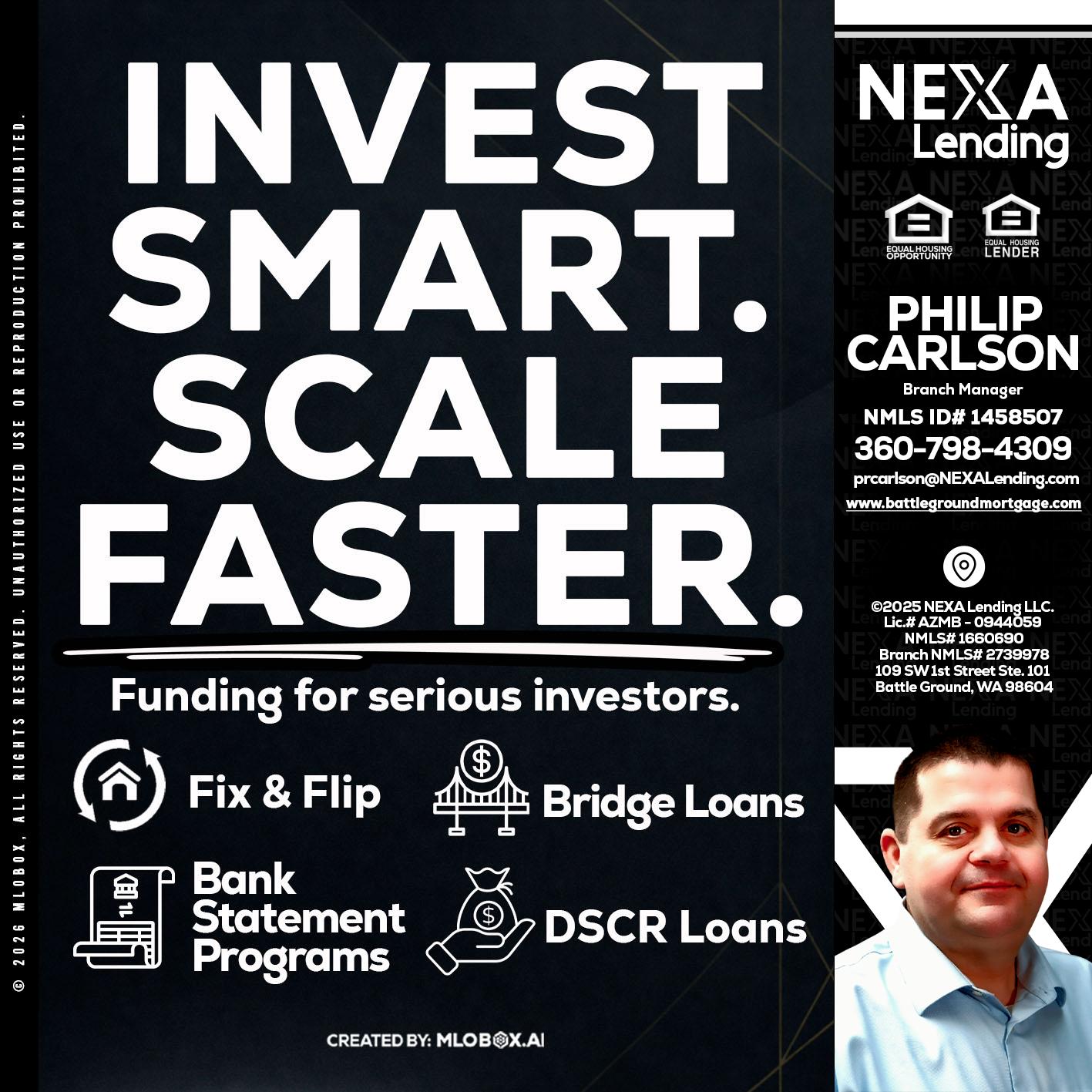 INVEST SMART - Philip Carlson -Branch Manager