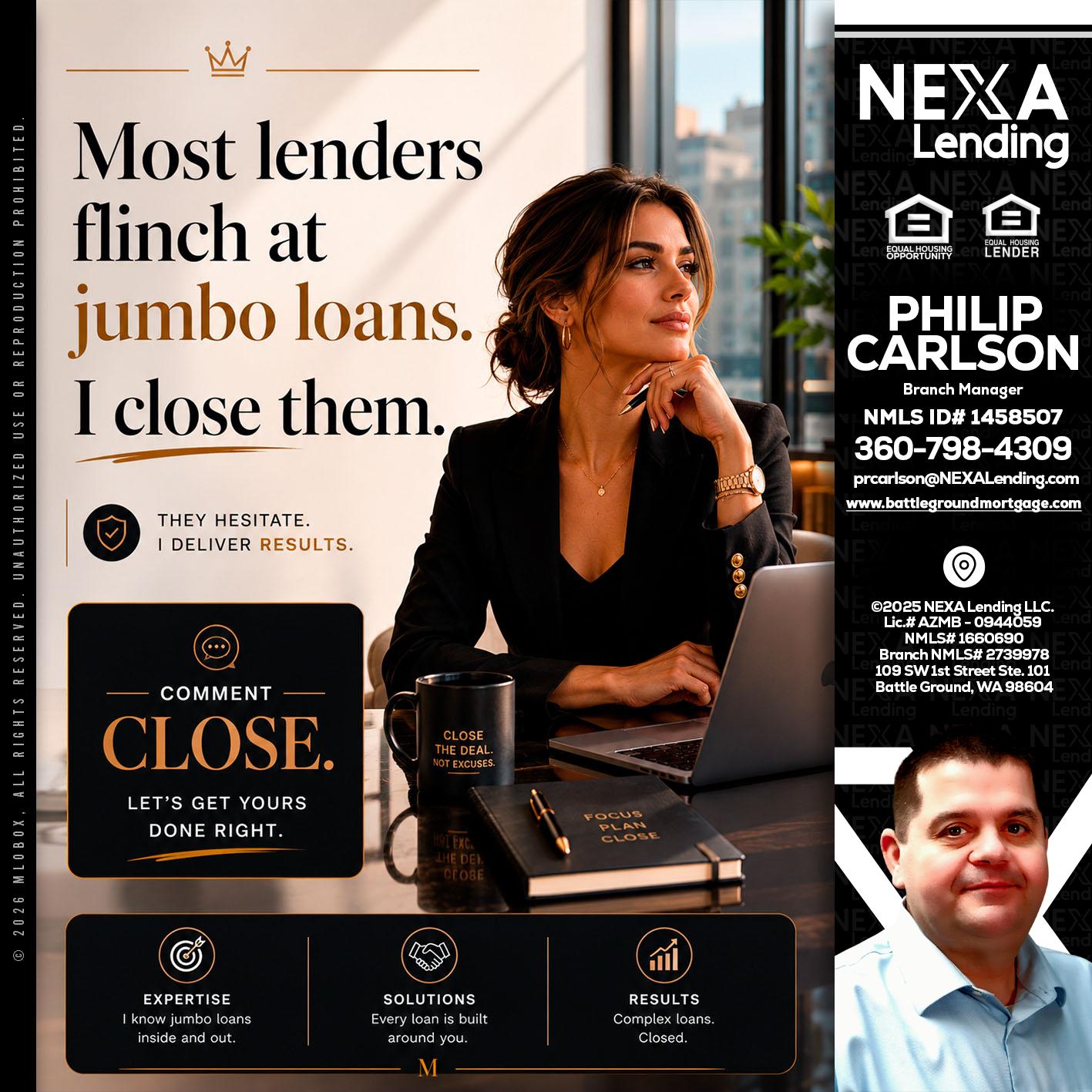 most lenders - Philip Carlson -Branch Manager
