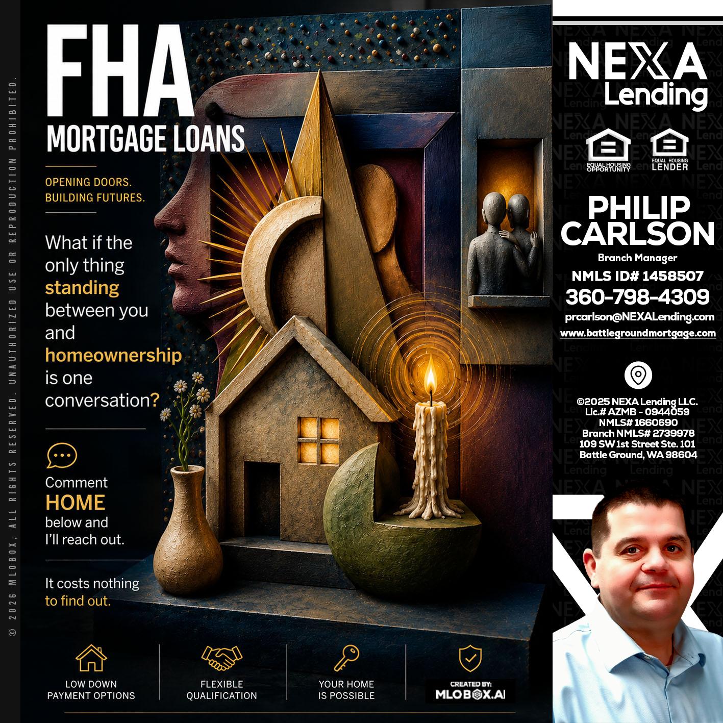 FHA - Philip Carlson -Branch Manager