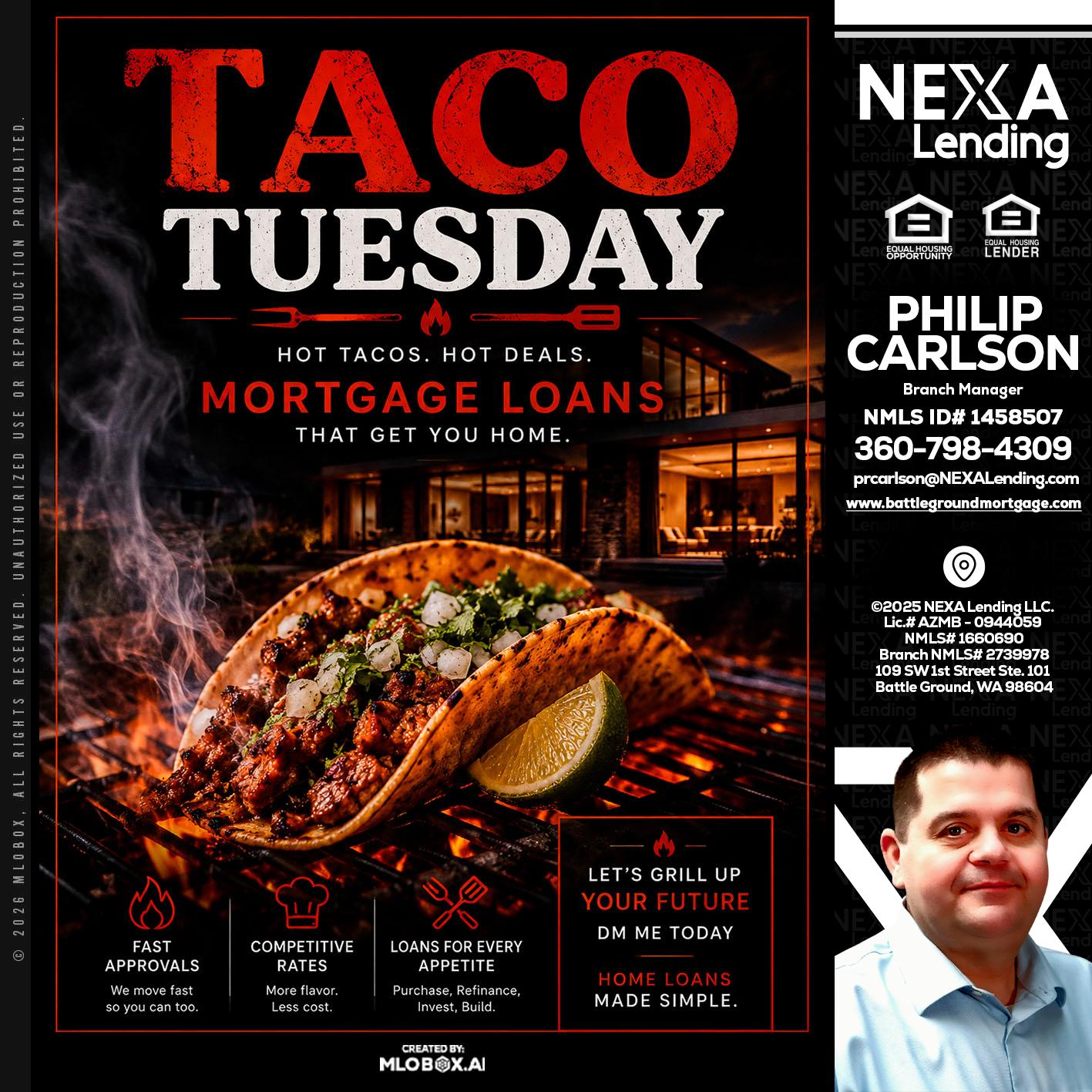 TACO TUESDAY - Philip Carlson -Branch Manager