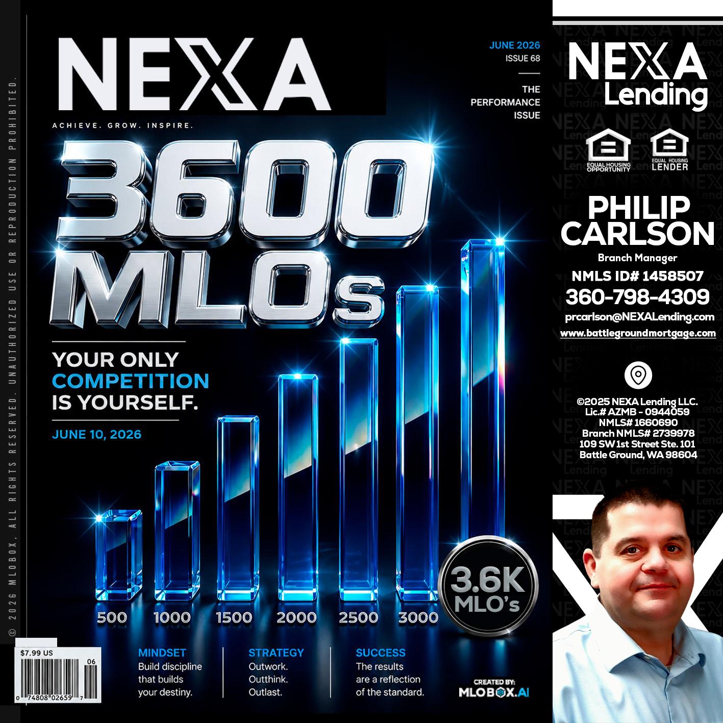 3600 MLOs - Philip Carlson -Branch Manager