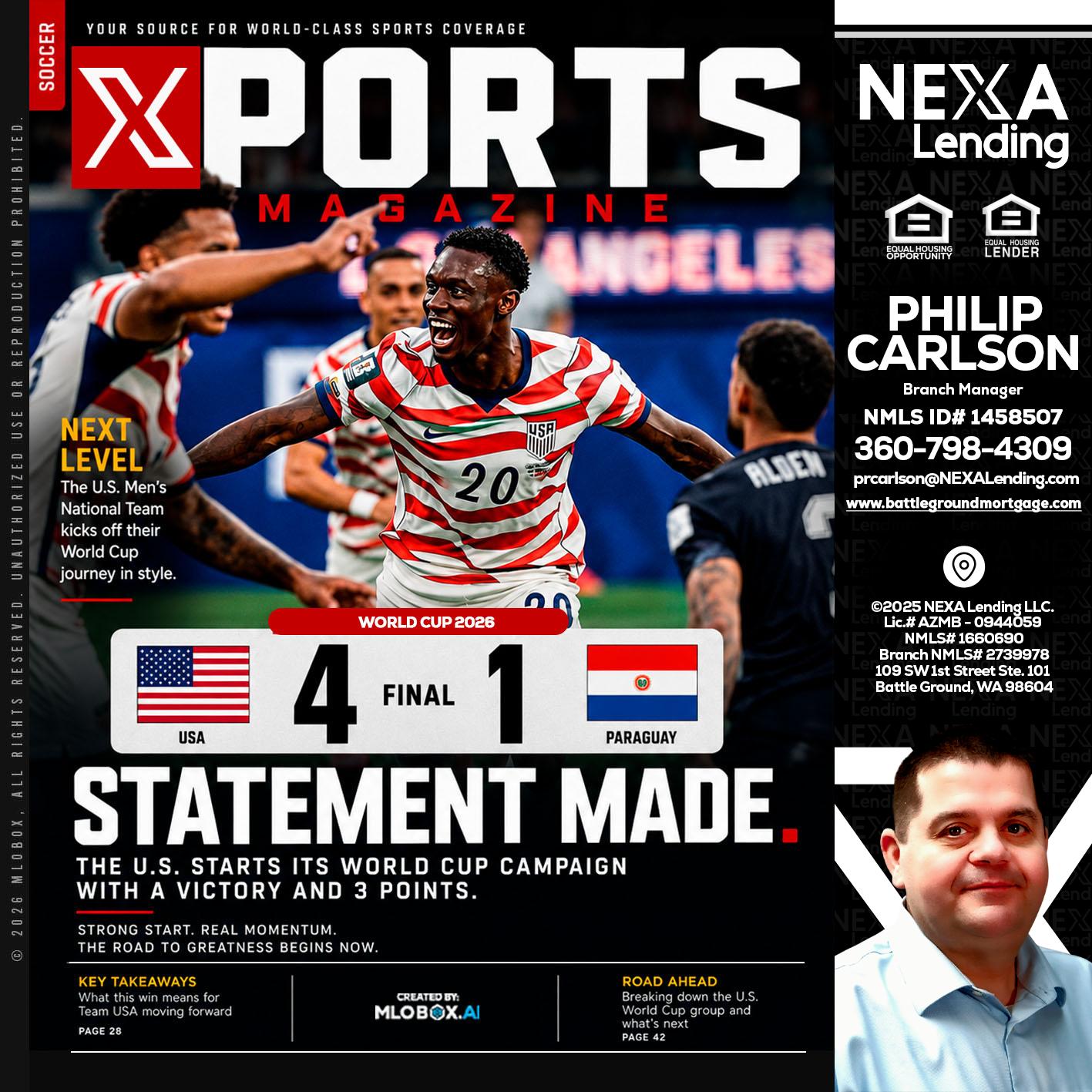 XPORTS - Philip Carlson -Branch Manager