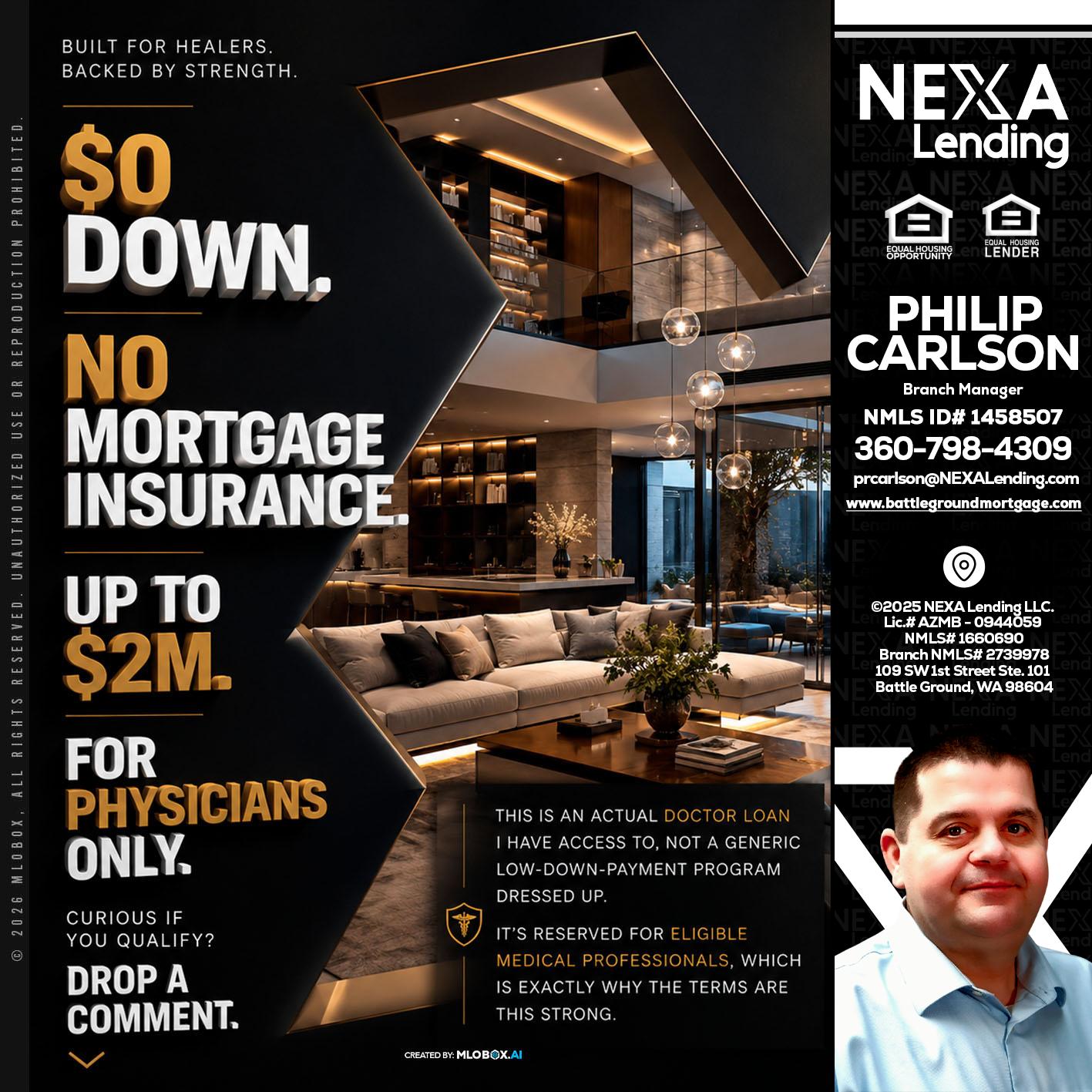 $0 DOWN - Philip Carlson -Branch Manager