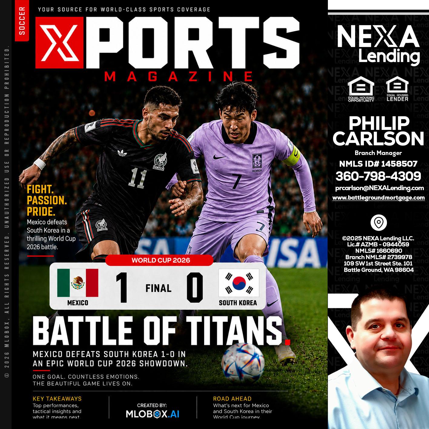 XPORTS MAGAZINE - Philip Carlson -Branch Manager