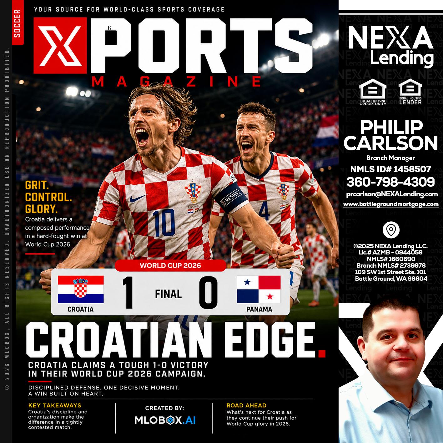 CROATIA 1-0 PANAMA - Philip Carlson -Branch Manager