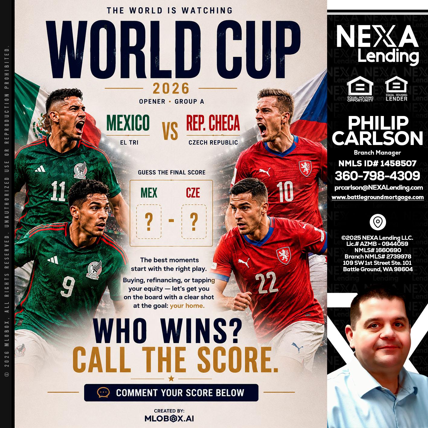 WORLD CUP 2026 - Philip Carlson -Branch Manager
