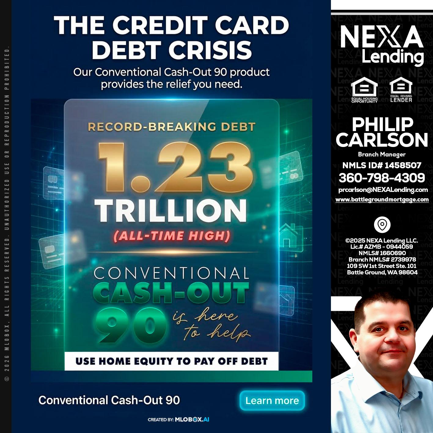 THE CREDIT CARD - Philip Carlson -Branch Manager