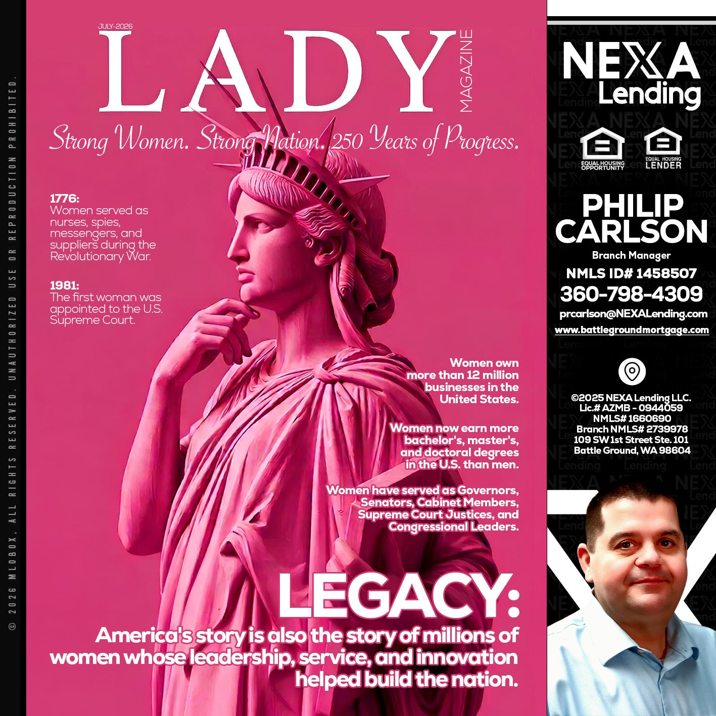 LADY LIBERTY! - Philip Carlson -Branch Manager
