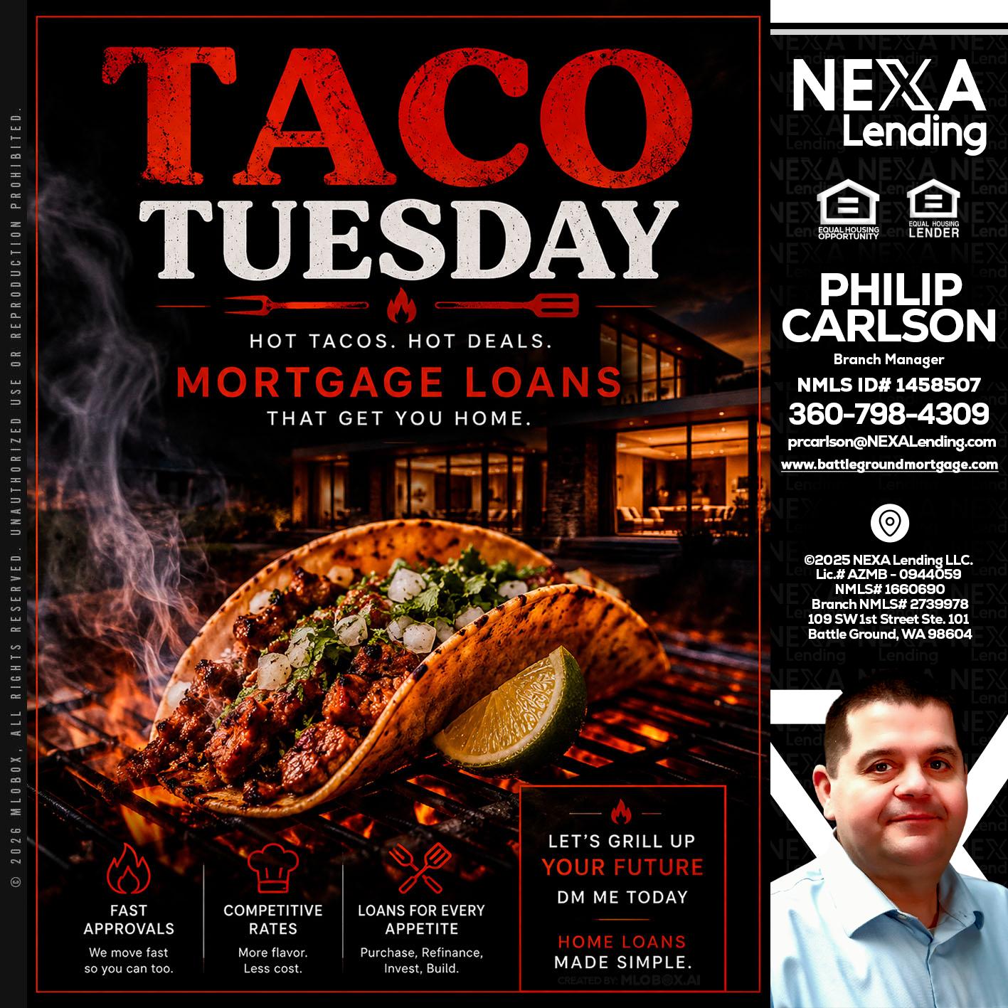 TACO TUESDAY - Philip Carlson -Branch Manager