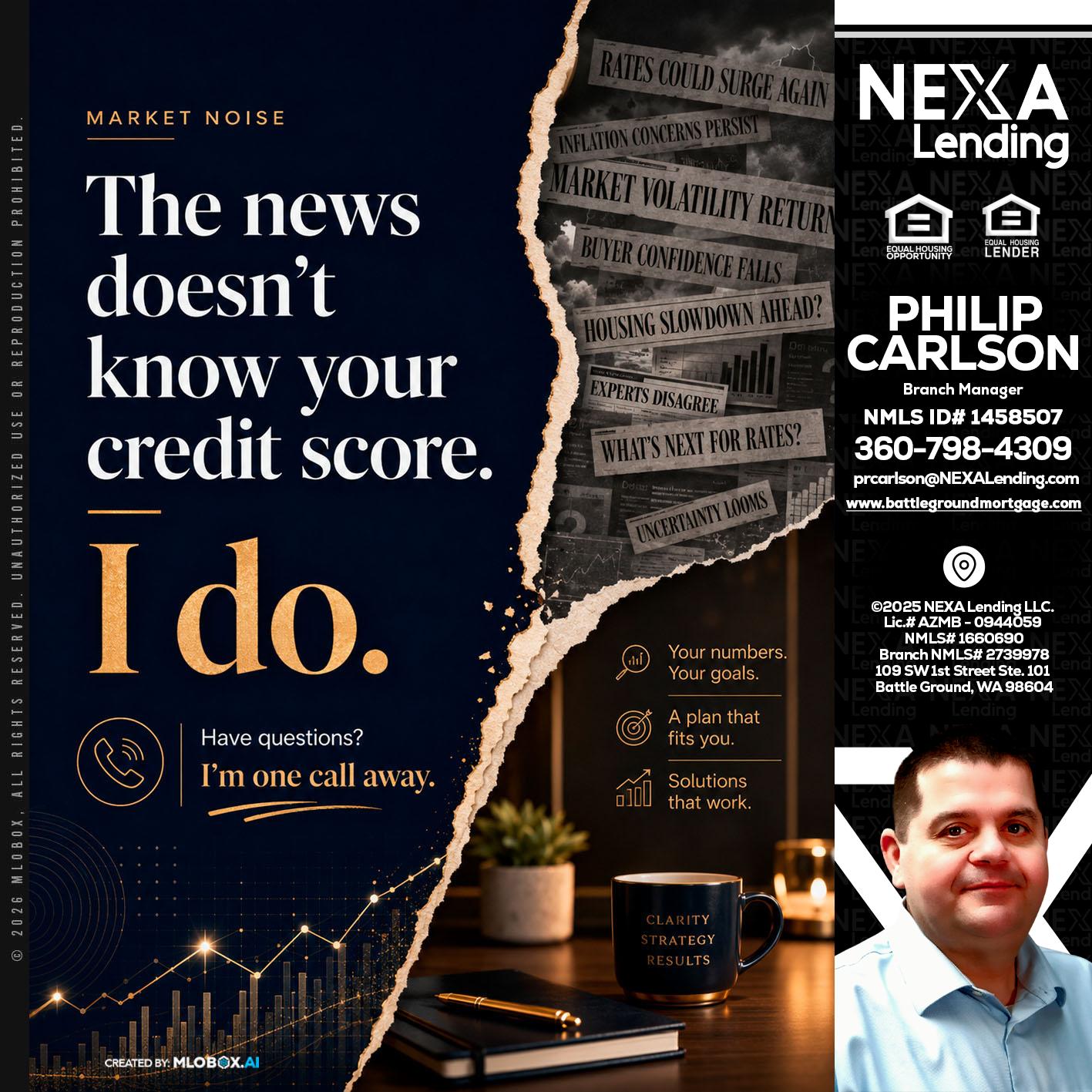 MARKET NOISE - Philip Carlson -Branch Manager