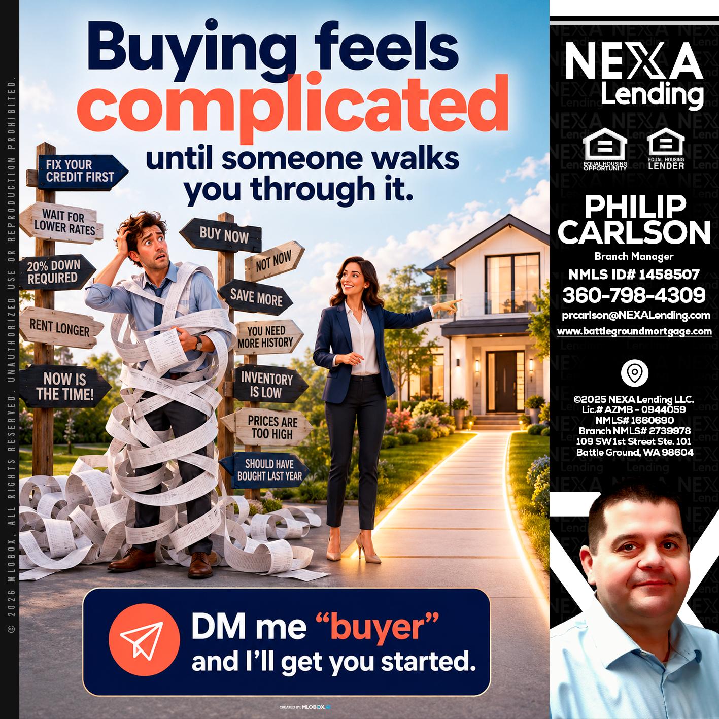 buying feels - Philip Carlson -Branch Manager