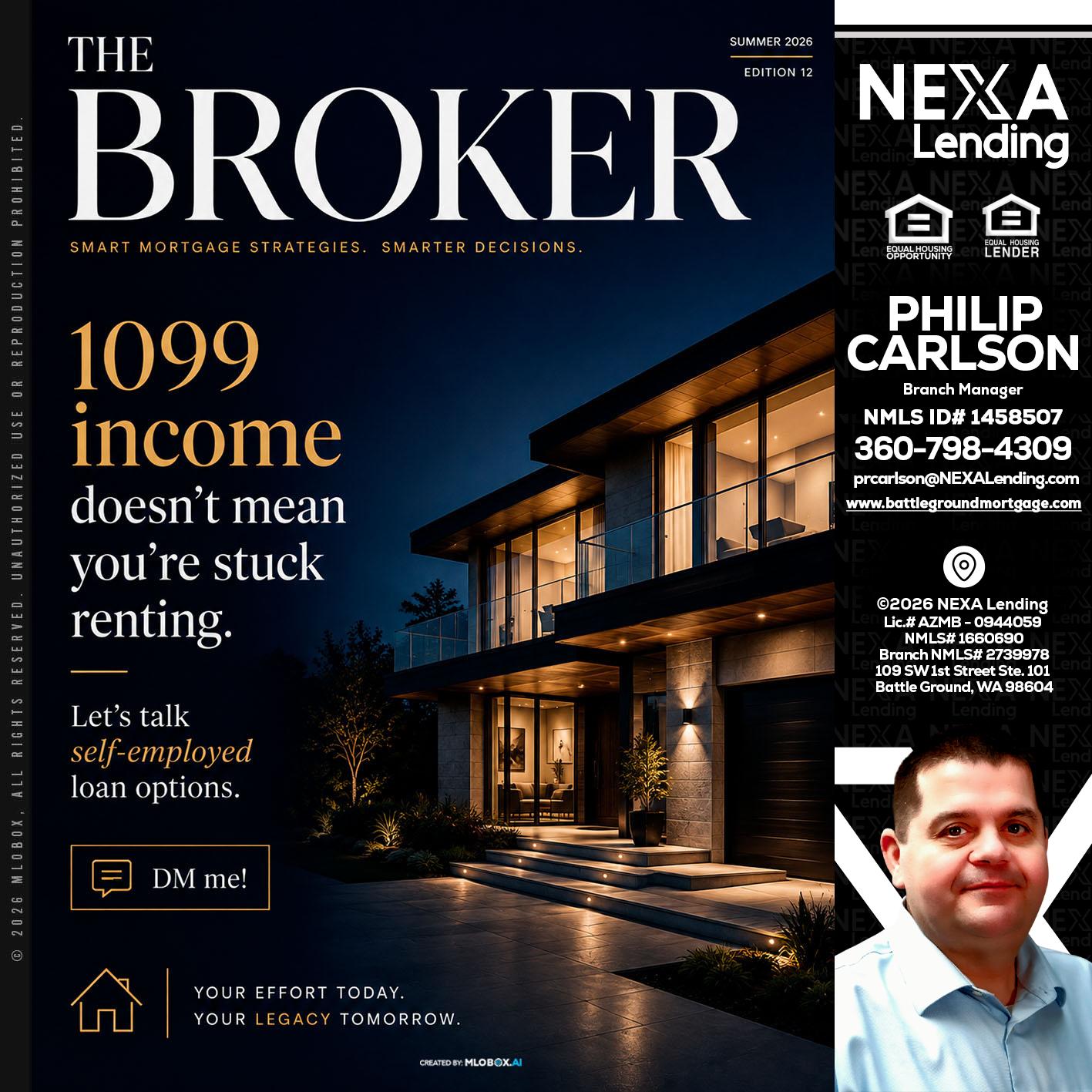 THE BROKER - Philip Carlson -Branch Manager
