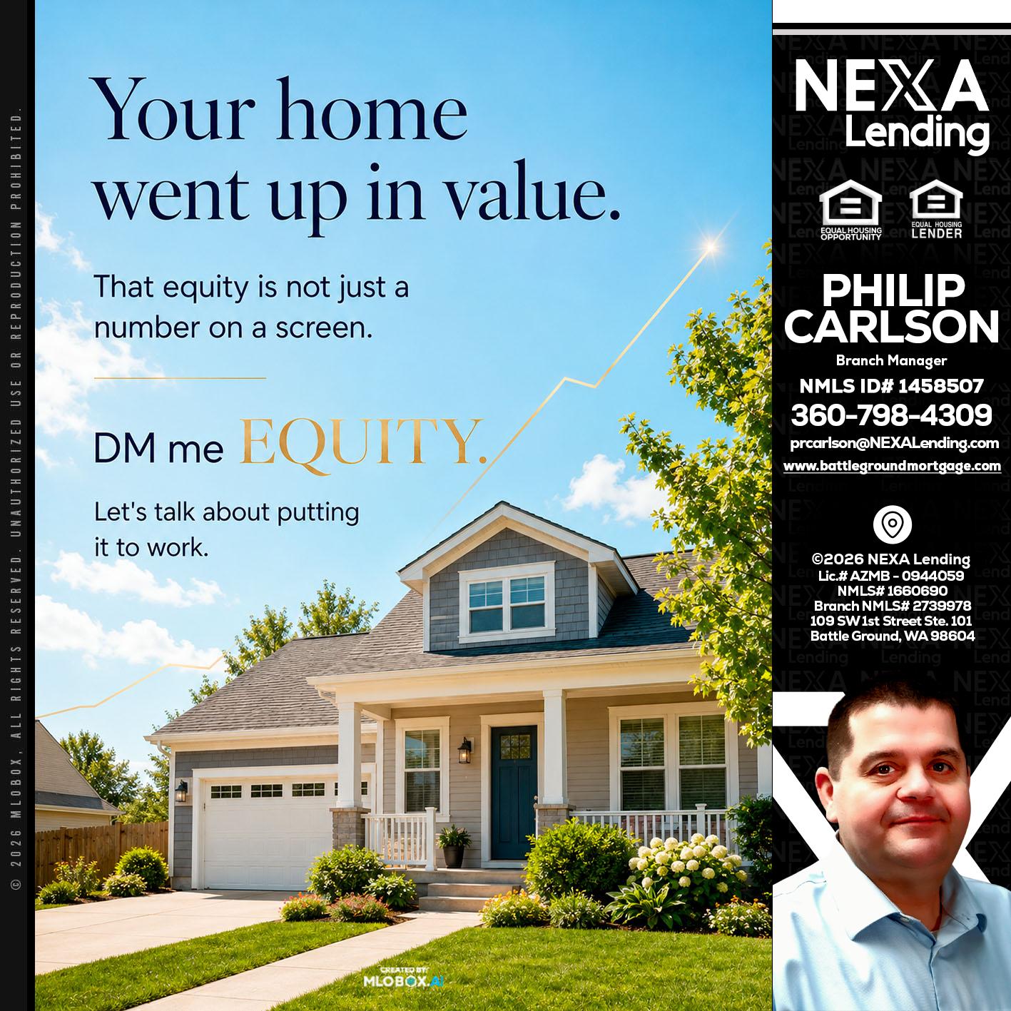 YOUR HOME - Philip Carlson -Branch Manager