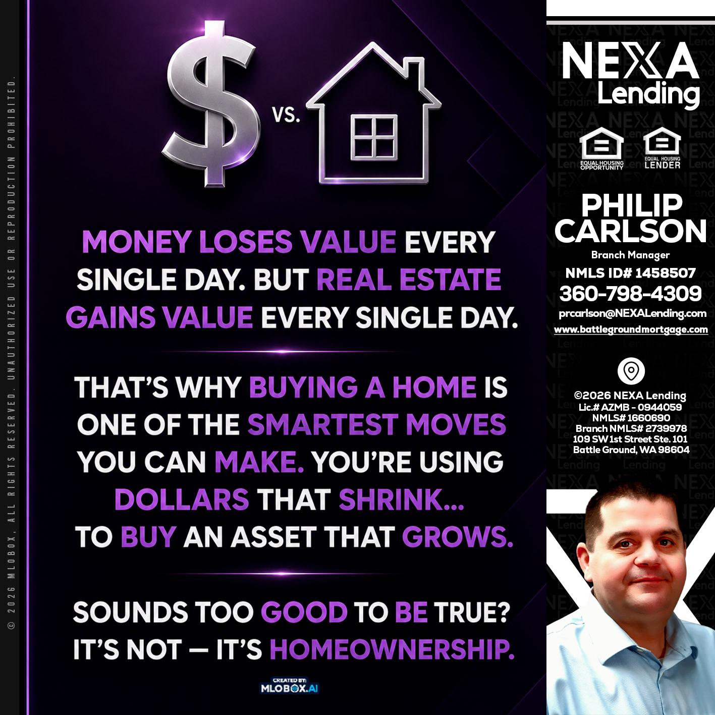 MONEY LOSES - Philip Carlson -Branch Manager