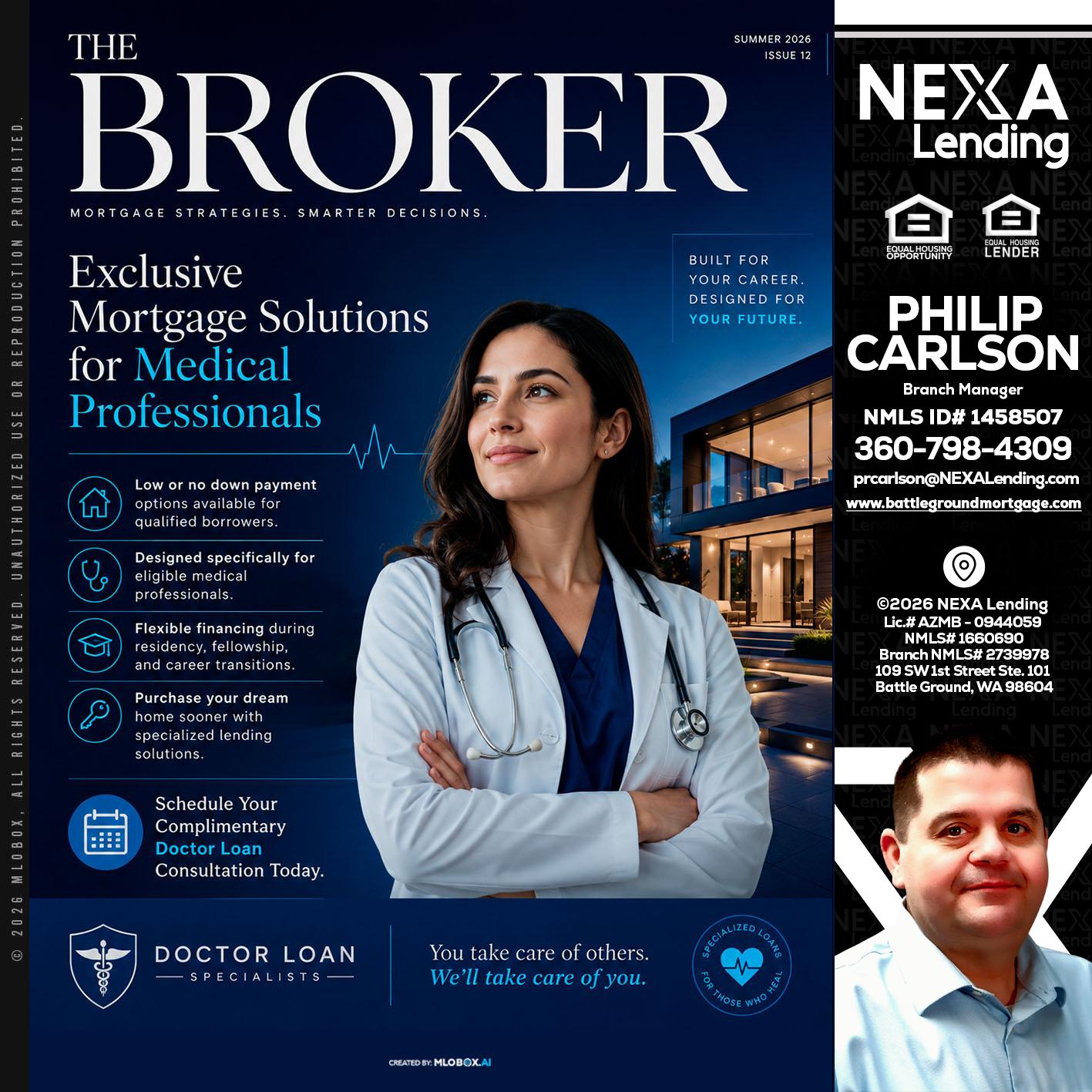 THE BROKER - Philip Carlson -Branch Manager