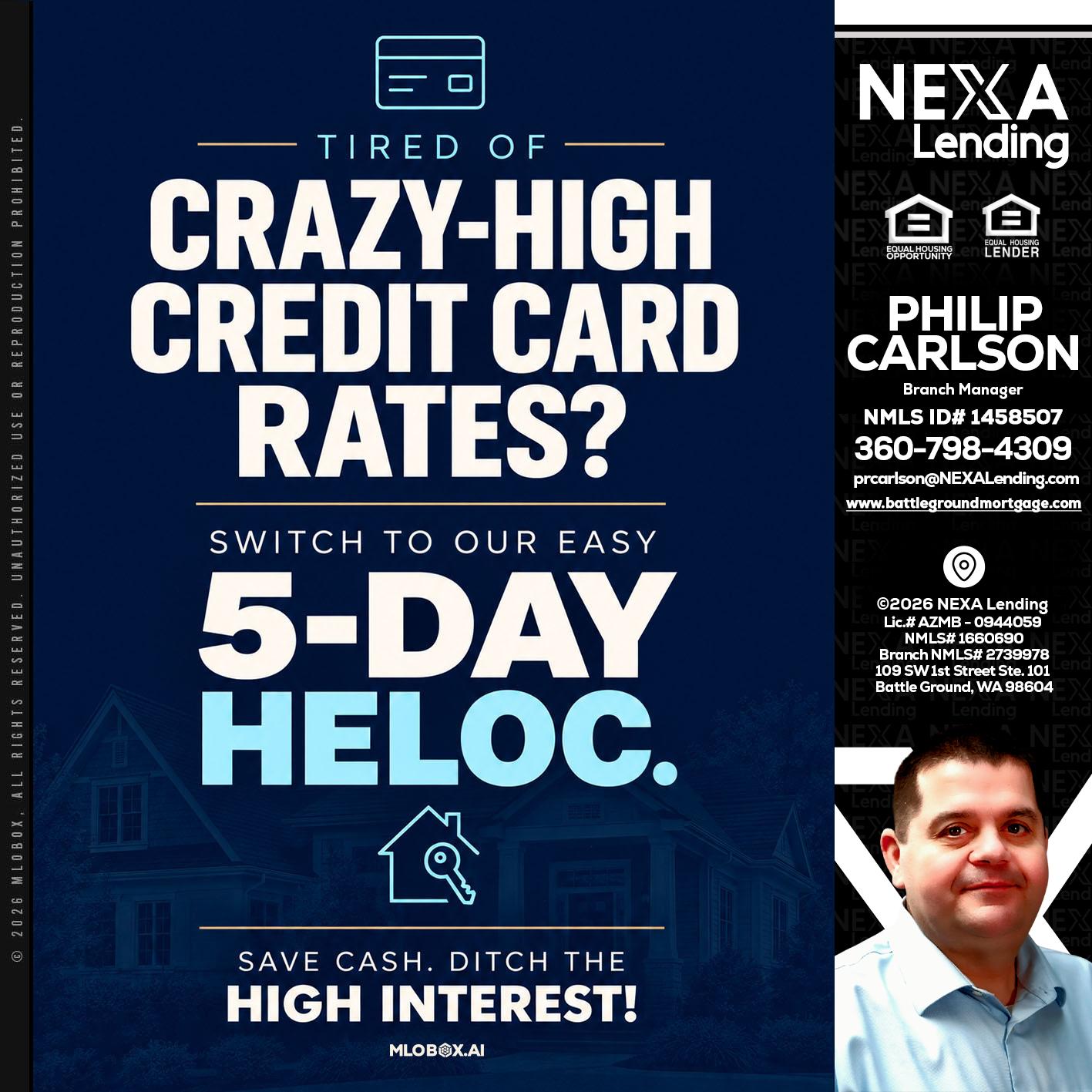 crazy high - Philip Carlson -Branch Manager