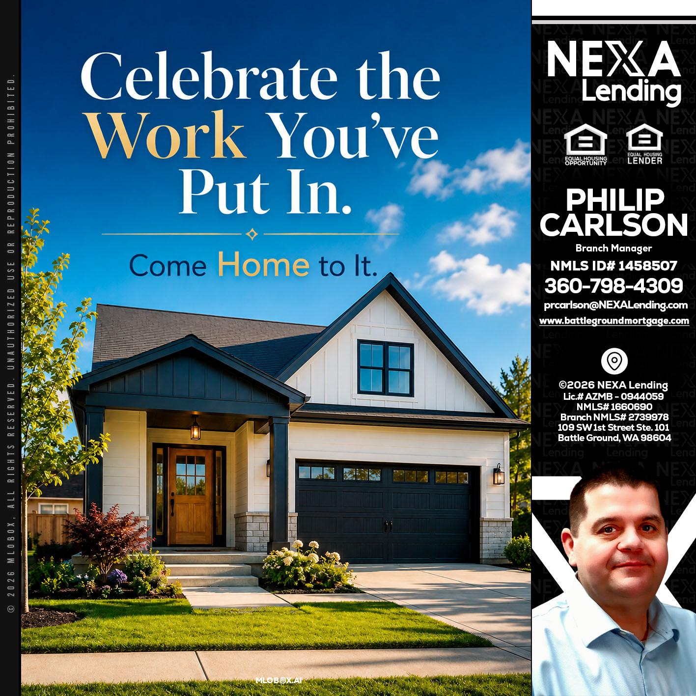 celebrate Labor Day - Philip Carlson -Branch Manager