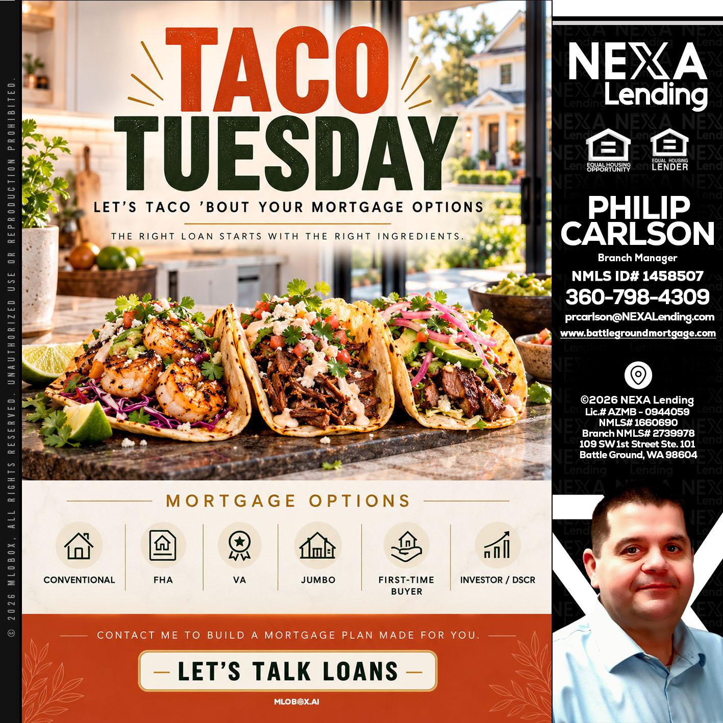 taco Tuesday - Philip Carlson -Branch Manager