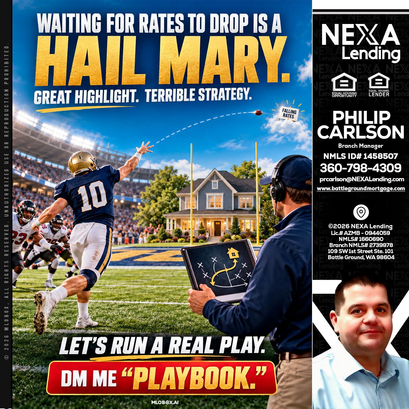 HAIL MARY - Philip Carlson -Branch Manager