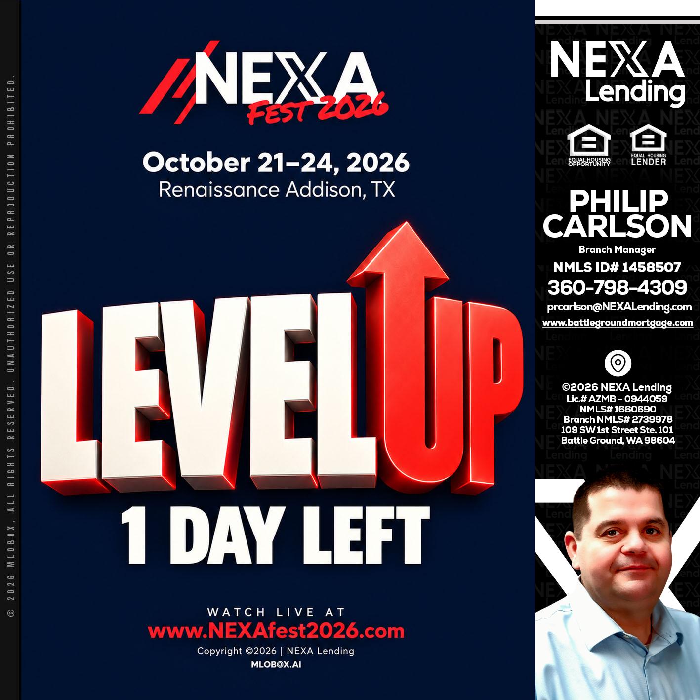 LEVEL UP - Philip Carlson -Branch Manager