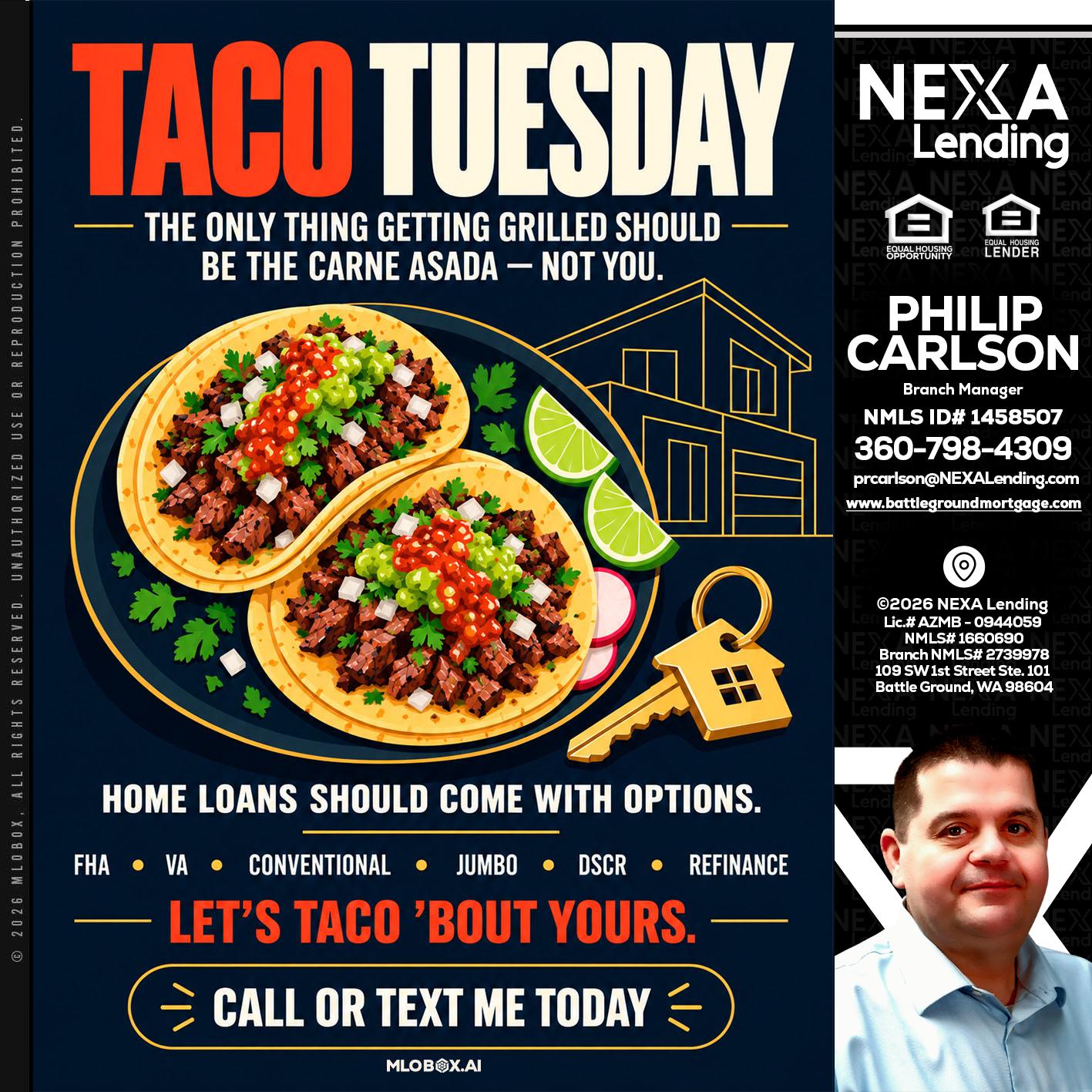 TACOS TUESDAY - Philip Carlson -Branch Manager